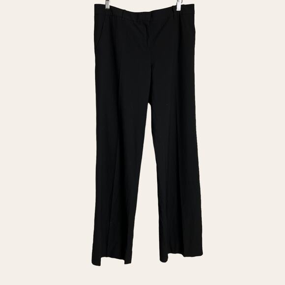 Robert Rodriguez Black Wide Leg Trouser Pants Size 10 - Picture 1 of 6